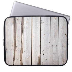 Oude houten rage textureabstract, achtergrond, boa laptop sleeve