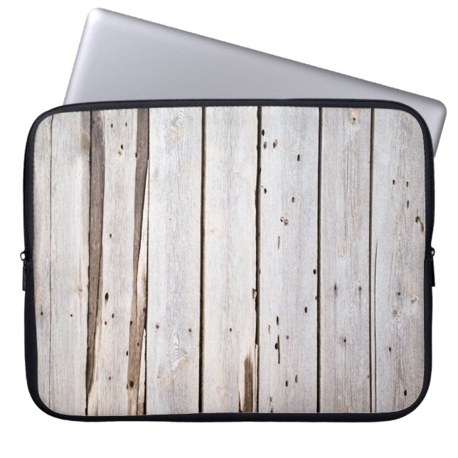 Oude houten rage textureabstract, achtergrond, boa laptop sleeve (Voorkant)