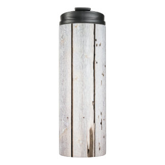 Oude houten rage textureabstract, achtergrond, boa thermosbeker