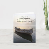 Oude Houten Roeiboot Sympathie Dankkaart