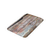 Oude houten rustieke boot houten plank badmat (Gekanteld)