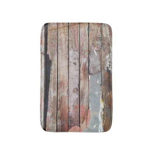 Oude houten rustieke boot houten plank badmat (Voorkant Verticaal)