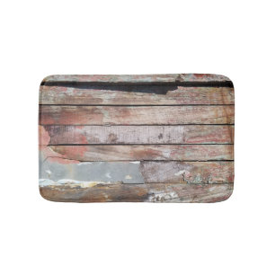 Oude houten rustieke boot houten plank badmat
