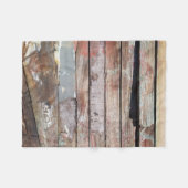 Oude houten rustieke boot houten plank fleece deken (Voorkant (Horizontaal))