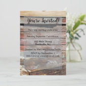 Oude houten rustieke boot houten plank kaart (Staand voorkant)