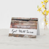 Oude houten rustieke boot houten plank kaart (Gele Bloem)