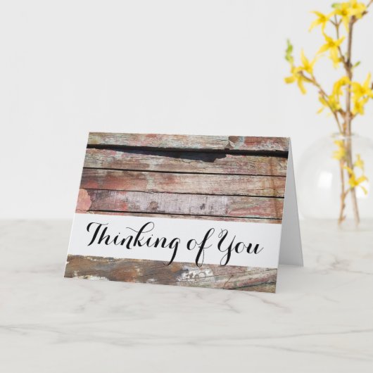 Oude houten rustieke boot houten plank kaart (Gele Bloem)