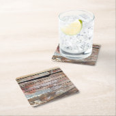 Oude houten rustieke boot houten plank kartonnen onderzetters (Insitu)