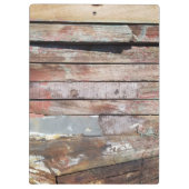 Oude houten rustieke boot houten plank klembord (Achterkant)