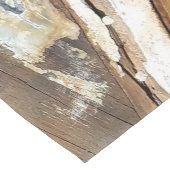 Oude houten rustieke boot houten plank korte tafelloper (Hoek)