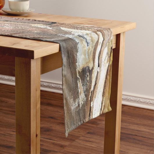 Oude houten rustieke boot houten plank korte tafelloper (Voorbeeld)