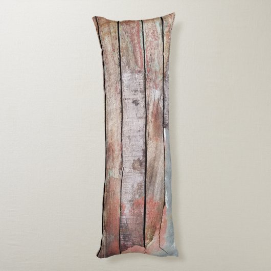 Oude houten rustieke boot houten plank lichaamskussen (Achterkant (Verticaal))