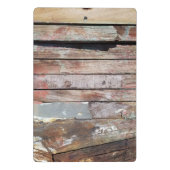 Oude houten rustieke boot houten plank mini klembord (Achterkant)