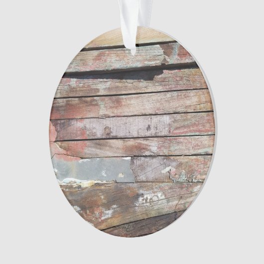 Oude houten rustieke boot houten plank ornament (voorkant)