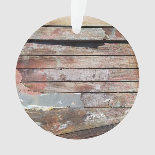 Oude houten rustieke boot houten plank ornament (voorkant)