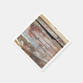 Oude houten rustieke boot houten plank servet (Hoek)