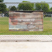 Oude houten rustieke boot houten plank spandoek (Insitu)