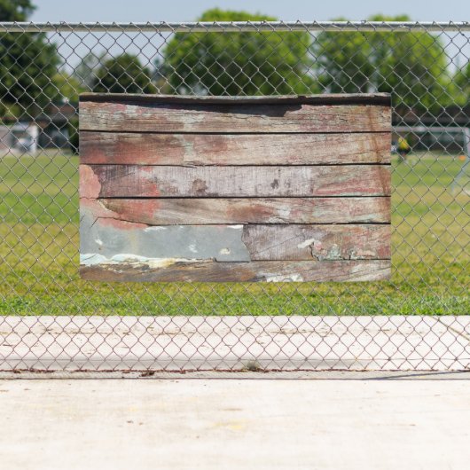 Oude houten rustieke boot houten plank spandoek (Insitu)