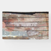 Oude houten rustieke boot houten plank spandoek (Horizontaal)