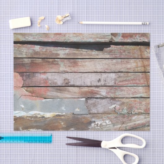 Oude houten rustieke boot houten plank tissuepapier (Craft)