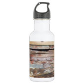Oude houten rustieke boot houten plank waterfles  (Voorkant)