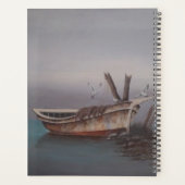 Oude Houten Schuit Planner (Achterkant)