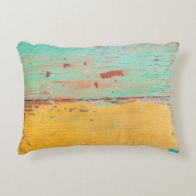 oude houten slijptextuur accent kussen (Voorkant)
