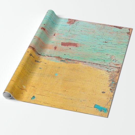 oude houten slijptextuur cadeaupapier (Uitgerold)