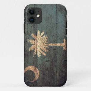 Oude Houten South Carolina Vlag; Case-Mate iPhone Case