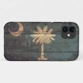 Oude Houten South Carolina Vlag; Case-Mate iPhone Case (Achterkant (horizontaal))