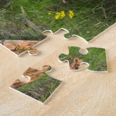 Oude Houten Structuur Legpuzzel (Zijkant)