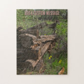 Oude Houten Structuur Legpuzzel (Verticaal)
