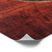 Oude houten Tennessee vlag; Poster (Hoek)