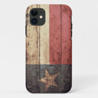 Oude Houten Texas Vlag;