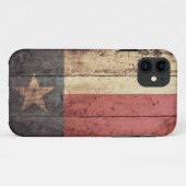 Oude Houten Texas Vlag; Case-Mate iPhone Case (Achterkant (horizontaal))
