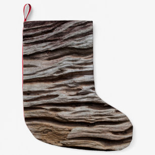 Oude  houten textureabstracte, home decor, ba kleine kerstsok
