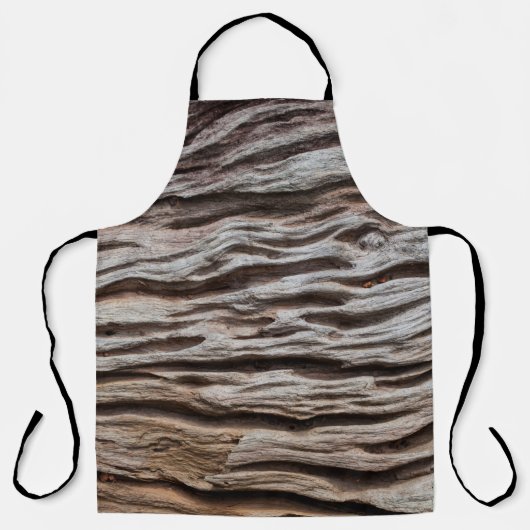 Oude  houten textureabstracte, home decor, ba schort (Voorkant)