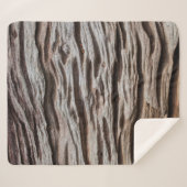 Oude  houten textureabstracte, home decor, ba sherpa deken (Voorkant (horizontaal))