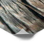Oude houten textuur, hout, abstract, kunst, ba poster (Hoek)