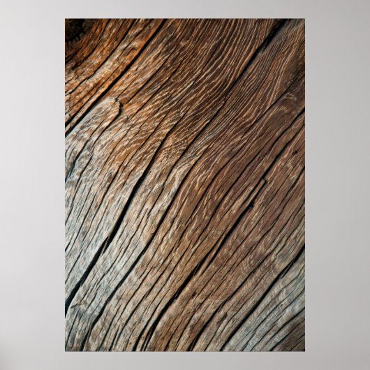 Oude houten textuur, hout, abstract, kunst, ba poster (Voorkant)