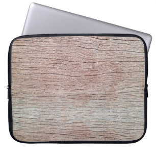 Oude houten textuur met prachtige natuurlijke patr laptop sleeve