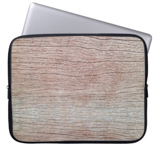 Oude houten textuur met prachtige natuurlijke patr laptop sleeve