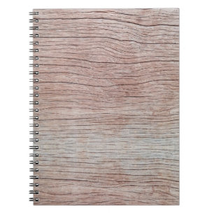 Oude houten textuur met prachtige natuurlijke patr notitieboek