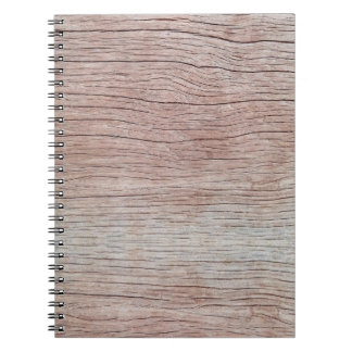 Oude houten textuur met prachtige natuurlijke patr notitieboek