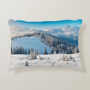 Oude houten textuur of achtergrond met termi accent kussen