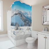 Oude houten textuur of achtergrond met termi douchegordijn (In situ)