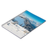 Oude houten textuur of achtergrond met termi notitieboek (Linkerzijde)