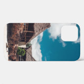 Oude houten tropische bungalow op de beachoever, a Case-Mate iPhone case (Achterkant (horizontaal))