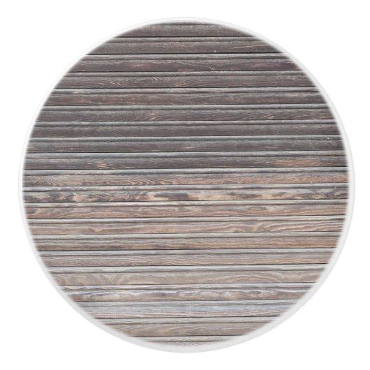 oude houten wand keramische knop (Voorkant)