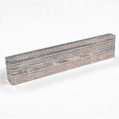 oude houten wand naambordje
